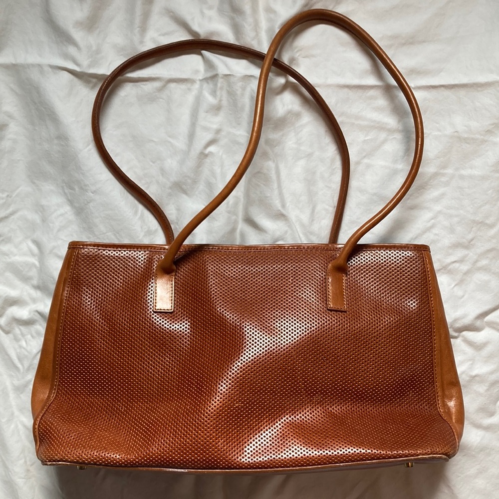 Brown Monsac Leather Purse